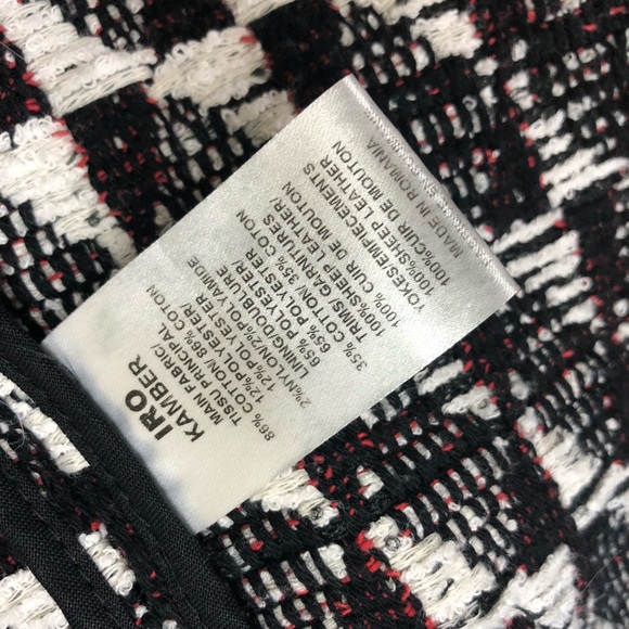 IRO Kamber Suede-Trimmed Jacket FR 40 - Picture 3 of 8